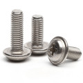 304 Stainless Steel Button Head Machine Screw M2 M2.5 M3 M4 M5 M6 Pan Washer Head Machine Screw